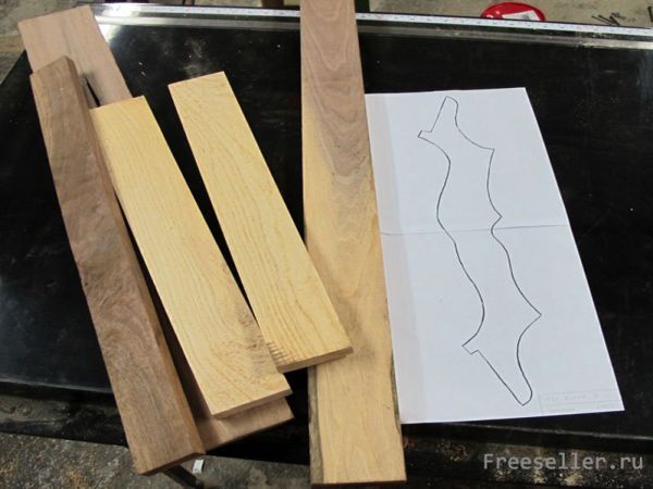 Лук из лыж своими руками - Изготовление рукоятки