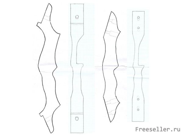 Лук из лыж своими руками - дизайн рукоятки