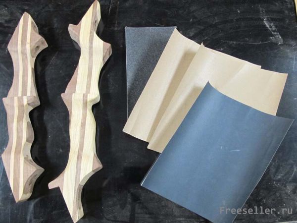 Как сделать лук из лыж - финишная отделка рукоятки