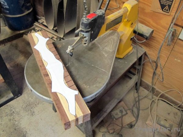 Лук из лыж своими руками - Изготовление рукоятки