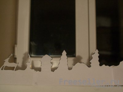 Новогодний балкон. Украшаем подоконник на Новый год.