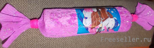 Конфета на елку- игрушка своими руками