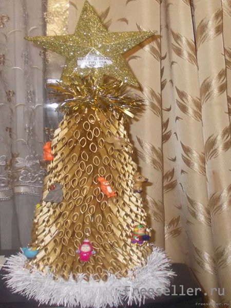 Как сделать елку из макарон