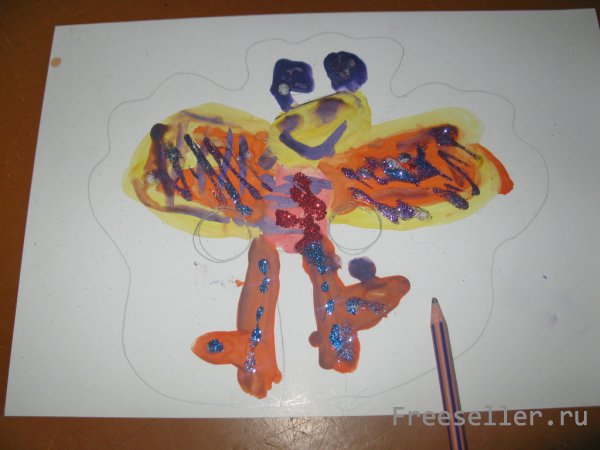 Детская новогодняя маска своими руками