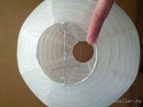 Изготовление снеговика из воздушных фонариков