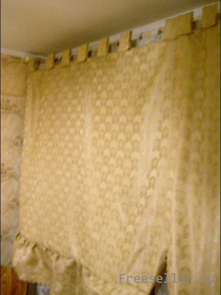 Подвеска штор на петли с застёжками своими руками