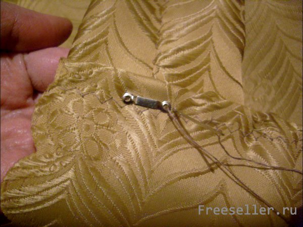 Шьем подвеску на шторы