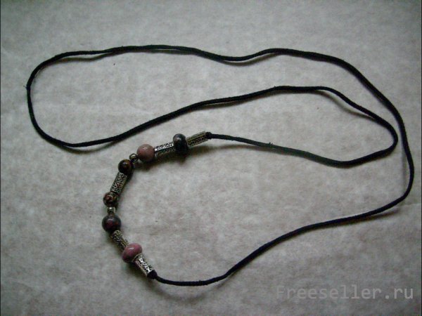 Колье на шнуре своими руками