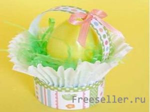 Маленькие пасхальные корзинки