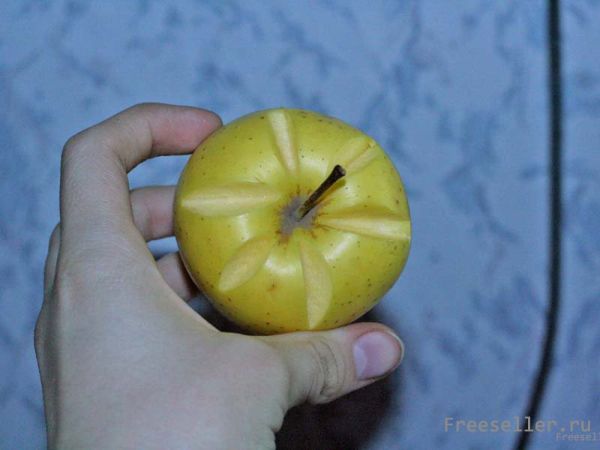 Изготовление яблочной корзинки