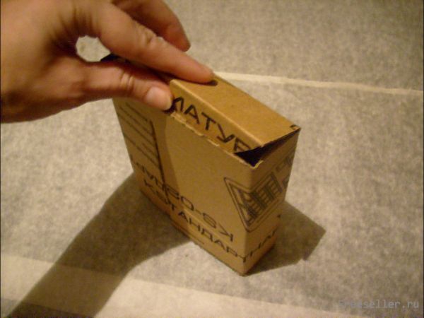 Картонная коробочка своими руками