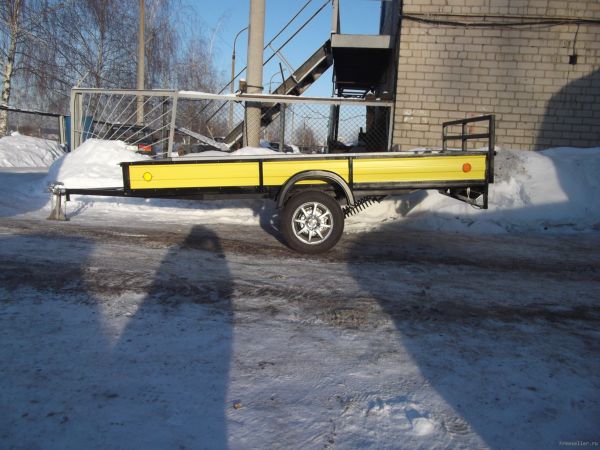 Самодельный прицеп под мототехнику