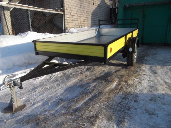 Самодельный прицеп под мототехнику