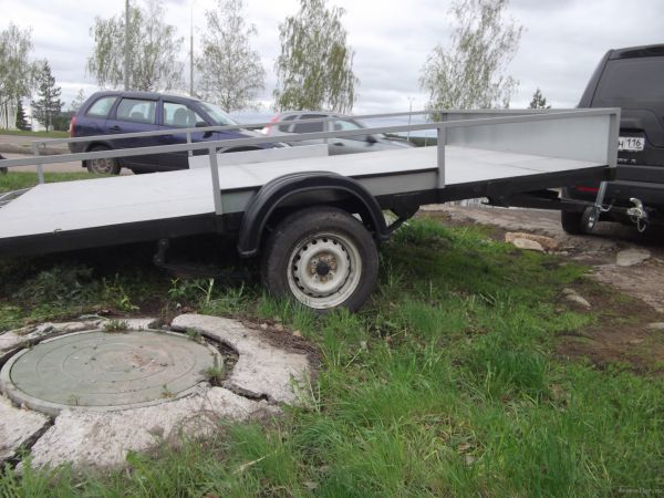 Самодельный прицеп для перевозки мототехники