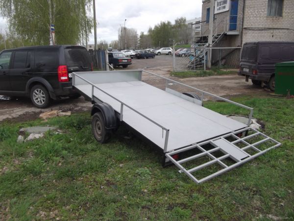 Самодельный прицеп для перевозки мототехники