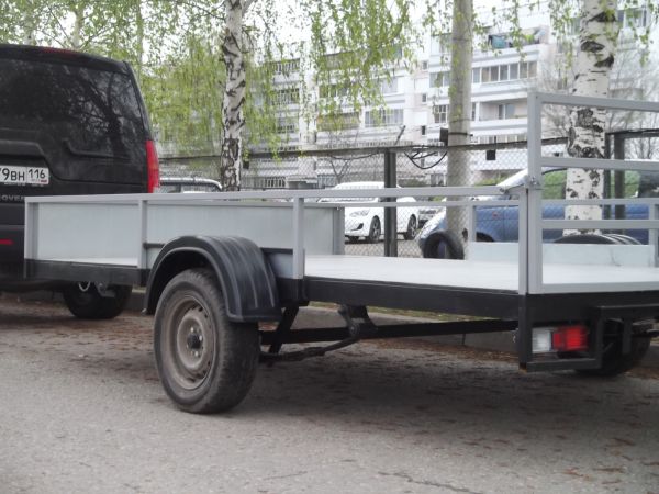 Самодельный прицеп для перевозки мототехники