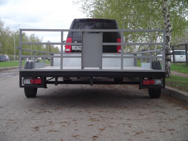 Самодельный прицеп для перевозки мототехники