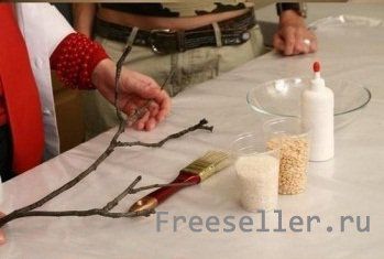 Как сделать декоративную коралловую ветку