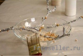 Как сделать декоративную коралловую ветку