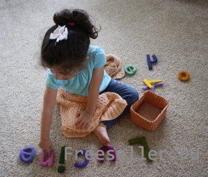 Как сшить фетровые буквы