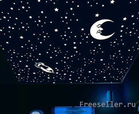 Как сделать звездное небо своими руками светящимися красками Acmelight!