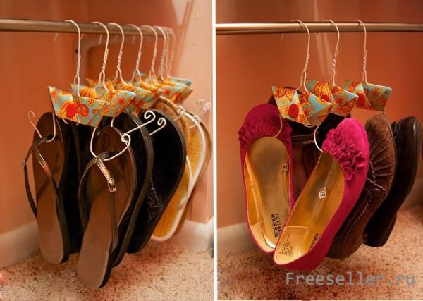Вешалки для обуви своими руками