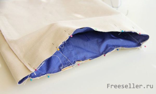 Шьем сумку из рубашки