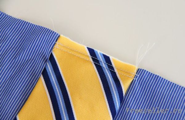 Шьем сумку из рубашки