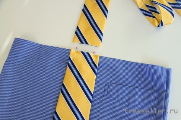 Шьем сумку из рубашки