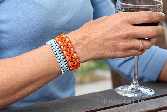 Как изготовить браслет в технике макраме