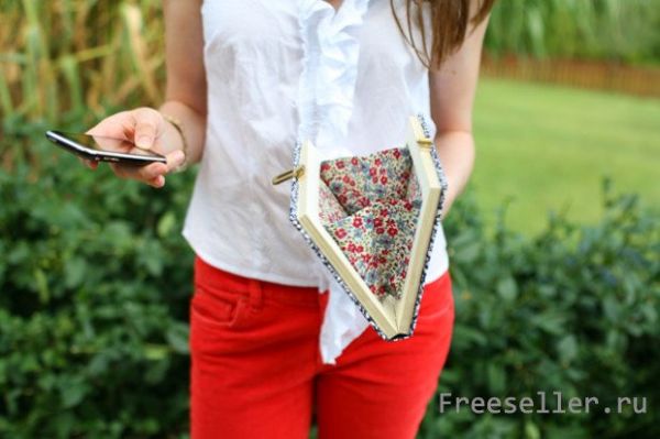 Самоделки. Клатч из книги.
