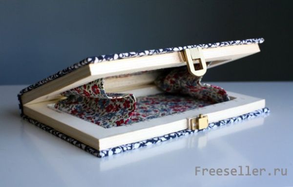 Клатч из книги своими руками