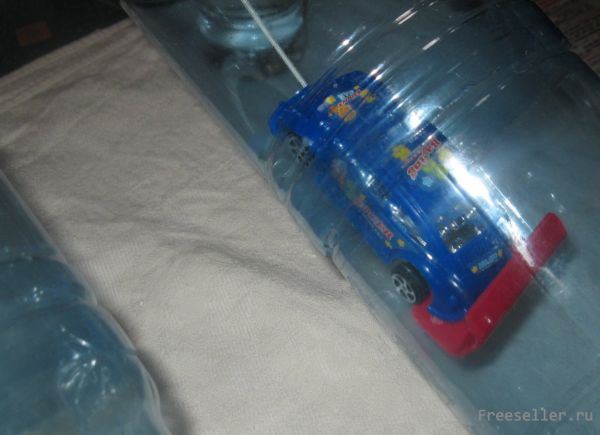 Изготовление игрушки паркинга для детей из пластиковых бутылок