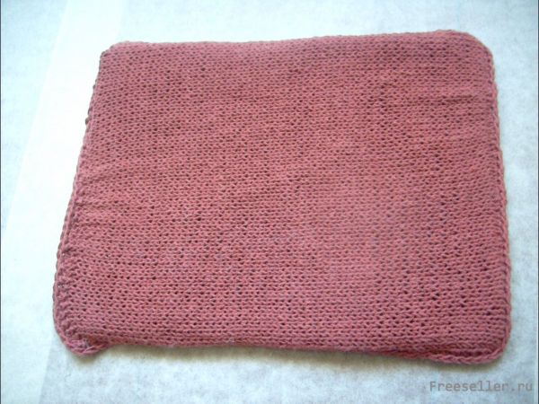 Процесс вязания дамской сумочки