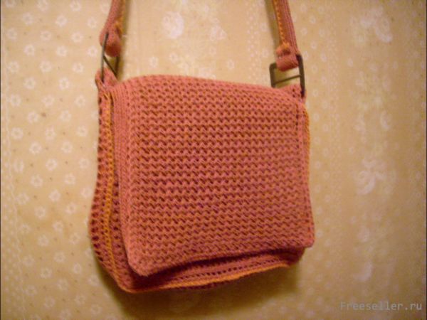 Вязаная женская сумочка своими руками