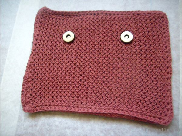 Процесс вязания дамской сумочки