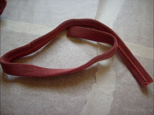 Процесс вязания дамской сумочки