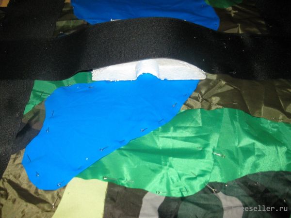 Этапы изготовления коврика автодороги