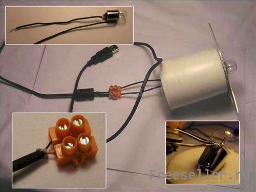 Изготовление настольной лампы из CD диска