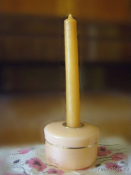 Самодельный подсвечник из баночки от крема