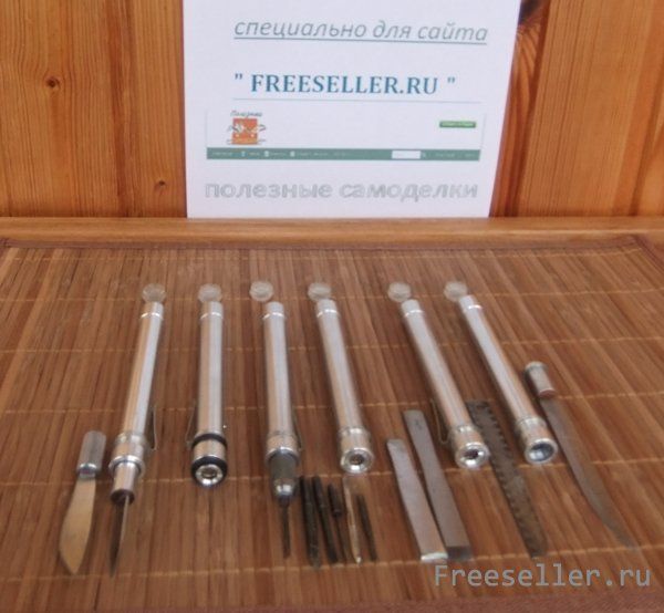 самодельные инструменты для любителей заниматься разными поделками для дома.