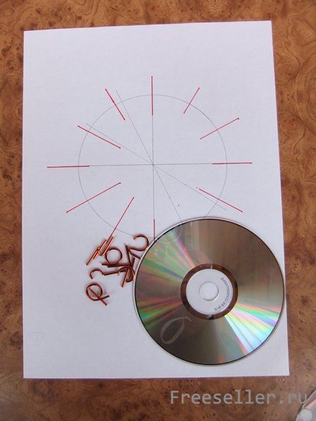 Циферблаты из CD/DVD диска своими руками