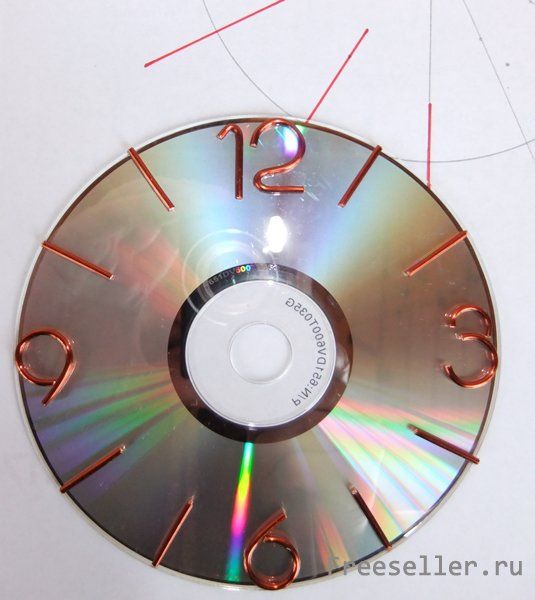 Циферблаты из CD/DVD диска своими руками