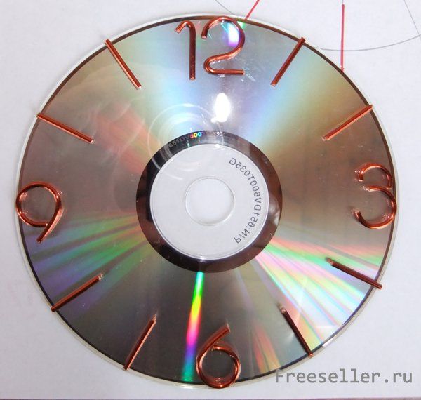 Циферблаты из CD/DVD диска своими руками
