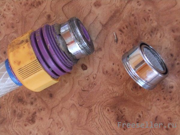 Самодельный переходник для шланга для подключения к смесителю