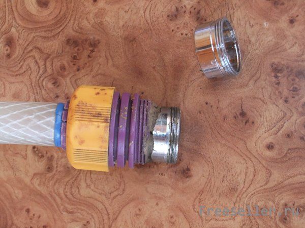 Самодельный переходник для шланга для подключения к смесителю