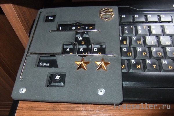 Трафарет для клавиатуры игрокам в World of tanks своими руками