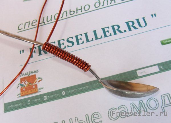 Ложка для чистки яблок и груш своими руками