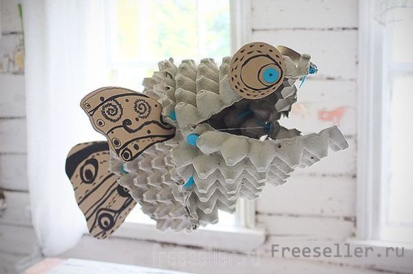 Идеи детских поделок из картона