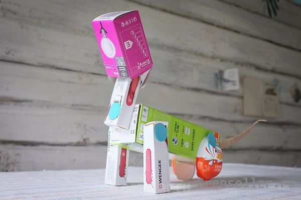 Идеи детских поделок из картона